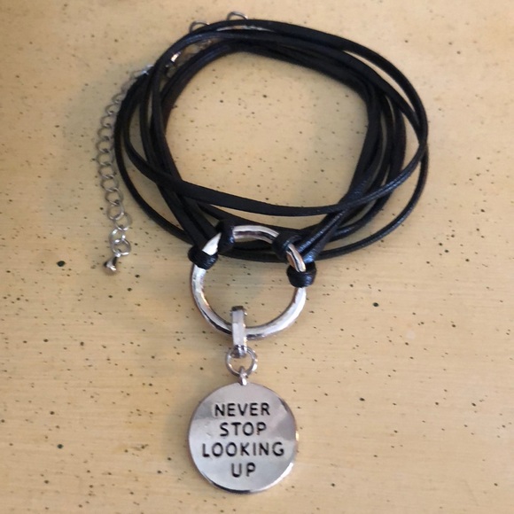 Jewelry - Never Stop Looking Up❣️Faux Adj Choker